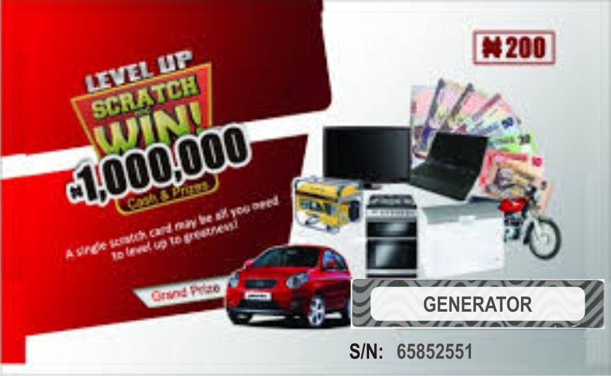 Scratchcard Printing in Lagos