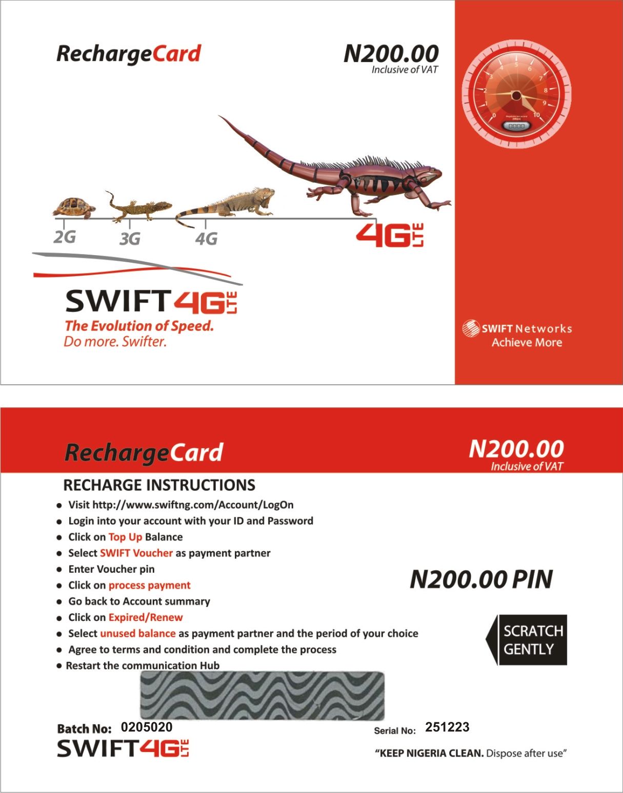 SCRATCH CARD PRINTING IN NIGERIA
