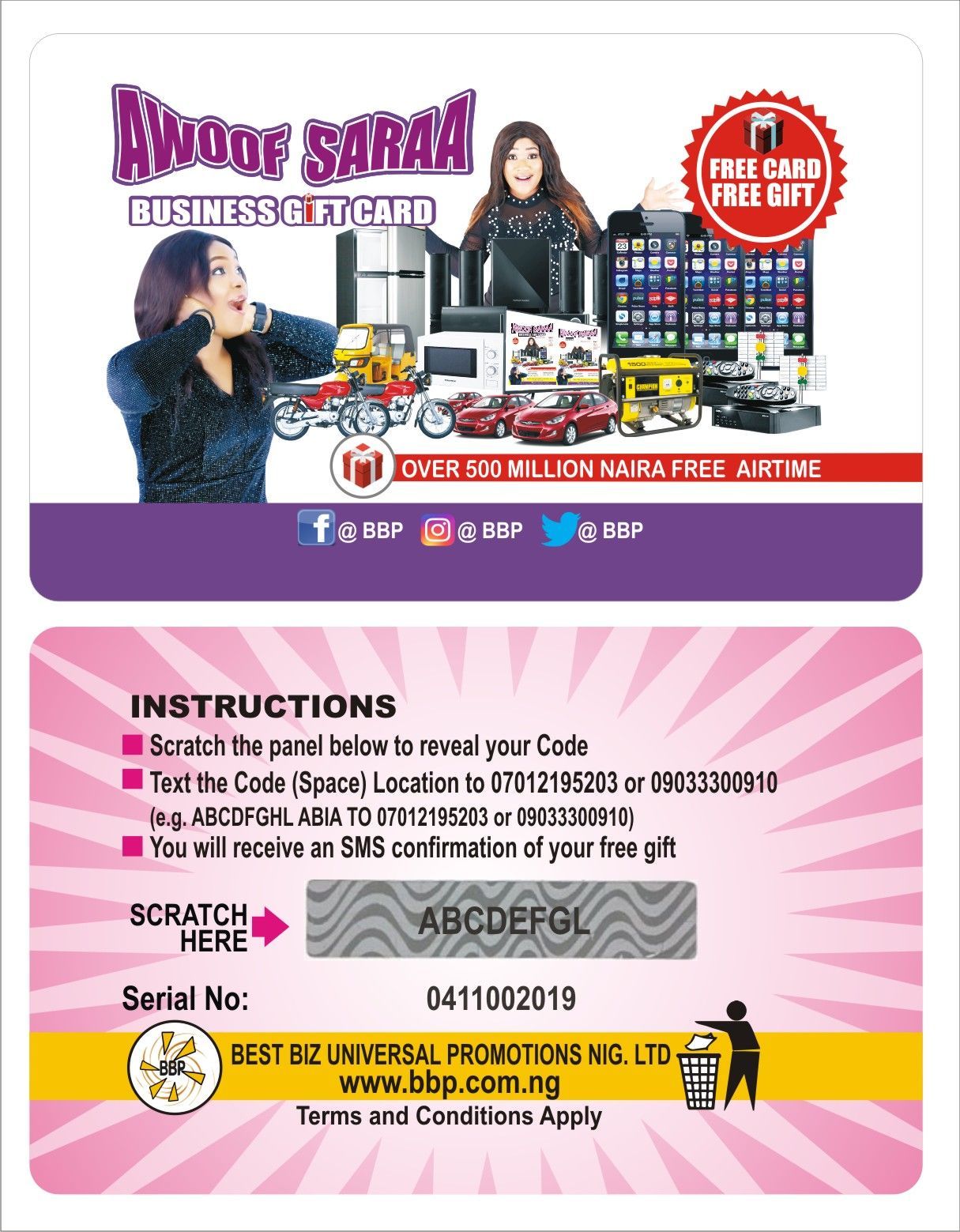 CALL EMMANUEL ON 08176499649 TO PRINT ALL SCRATCH CARDS FOR ALL PURPOSE