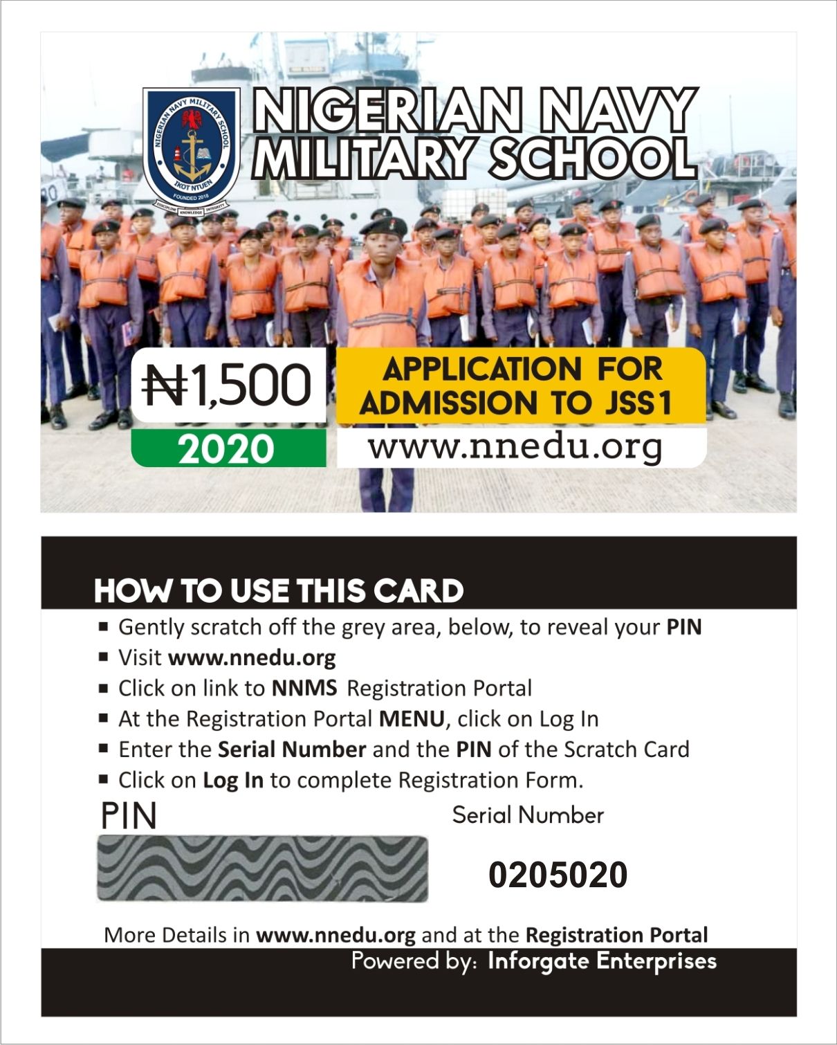 CONTACT BUKOLA ON 09099355873 TO PRINT PORTAL ACCESS SCRATCH CARDS
