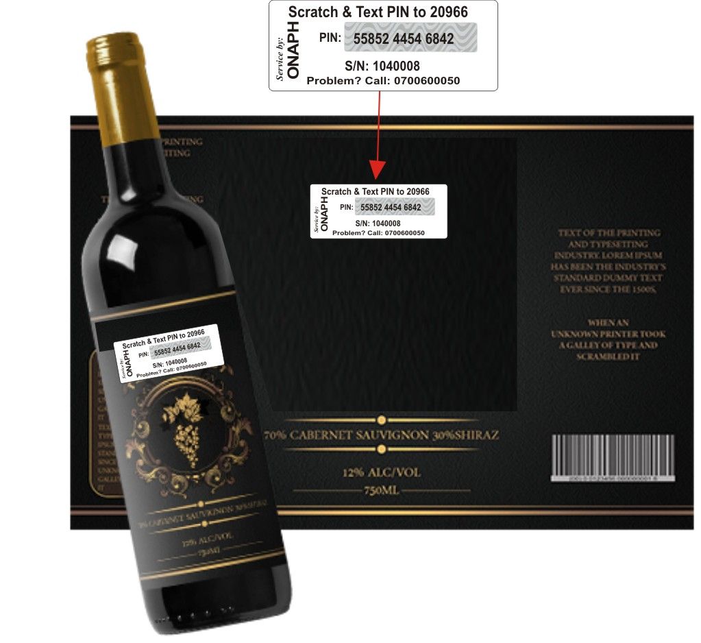 CALL HOPE ON 08128573925 TO PRINT AUTHENTICATION LABELS