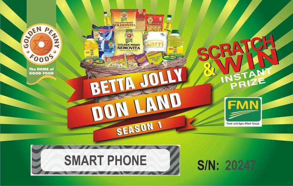 CALL HOPE ON 08128573925 TO PRINT SCRATCH AND WIN PROMO CARDS