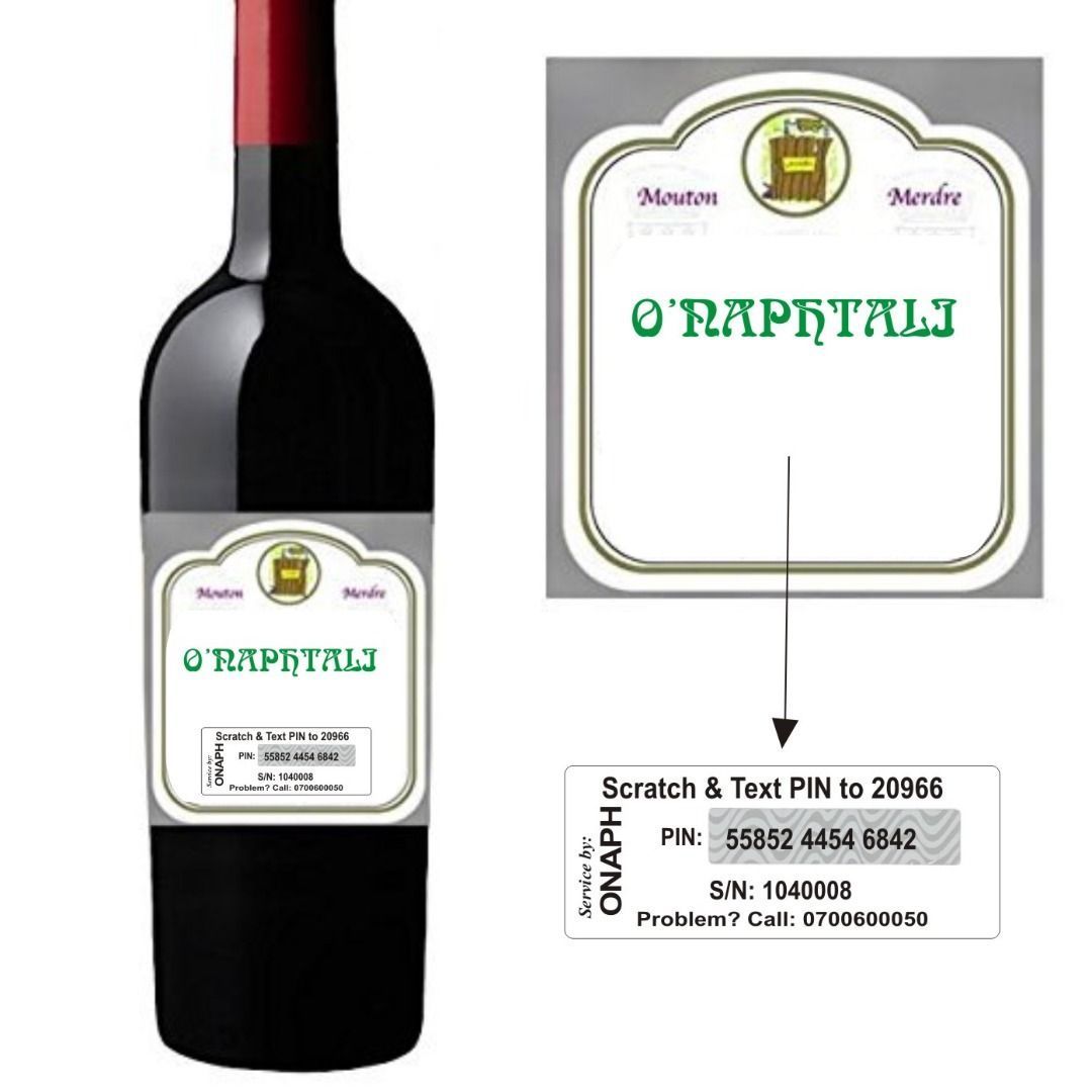 CALL HOPE ON 08128573925 TO PRINT AUTHENTICATION LABELS FOR YOUR PRODUCTS