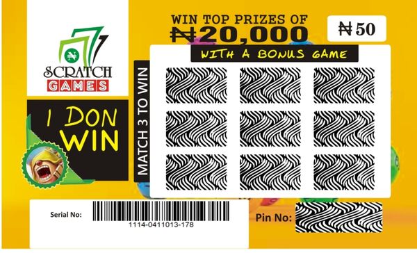 CALL HOPE  ON 08128573925 TO PRINT LOTTERY CARDS