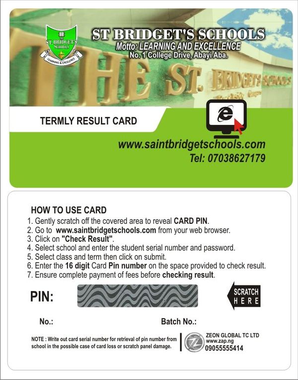 CALL HOPE ON 08128573925 TO PRINT STUDENT PORTAL ACCESS SCRATCH CARD