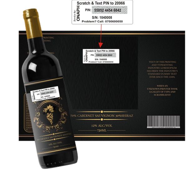 CALL HOPE ON 08128573925 TO PRINT AUTHENTICATION LABELS