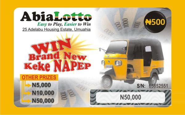 CALL HOPE ON 08128573925 TO PRINT LOTTERY CARDS