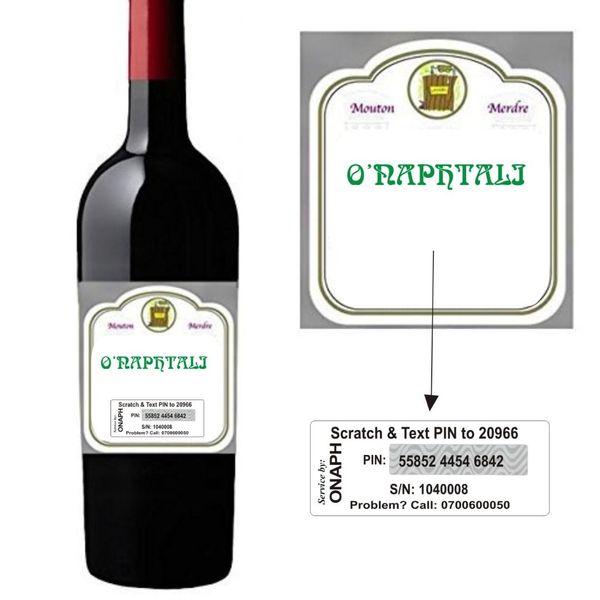 CALL HOPE ON 08128573925 TO PRINT QUALITY AUTHENTICATION LABELS